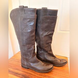 Frye Dark Brown Riding Boots